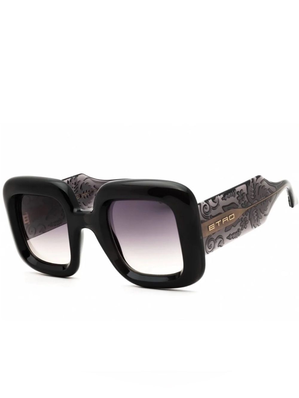 Etro Black Square Gradient Women's Sunglasses - Picture 2 of 13